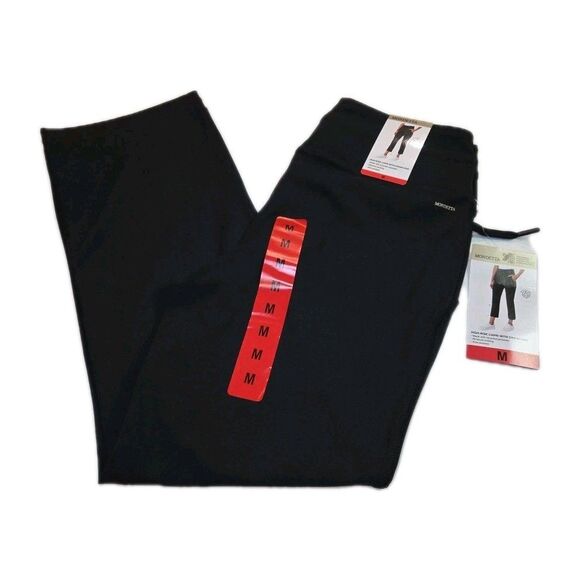 Mondetta Women's Drawstring Capri, Black, Medium - Picture 3 of 3